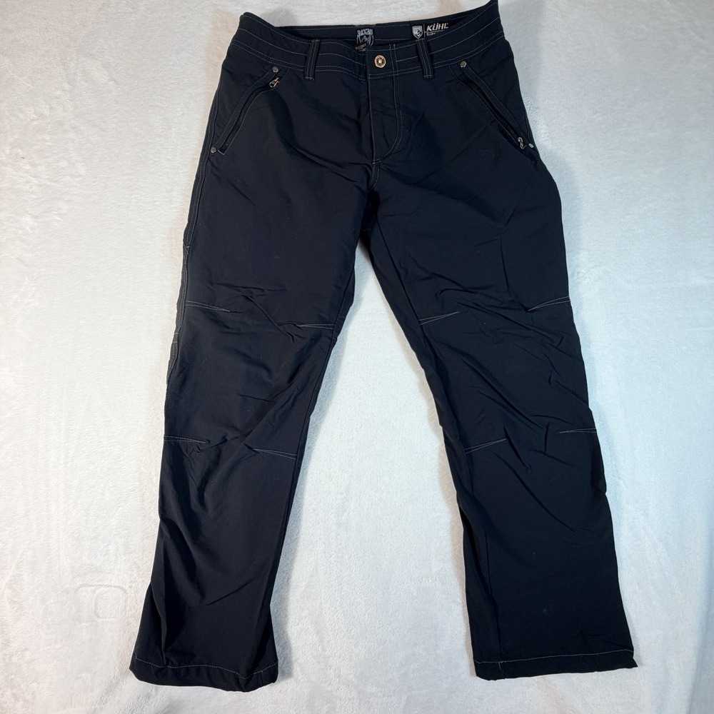 Kuhl Pants Men's 34x30 Black Raid Outdoor Hiking Pockets Gorpcore